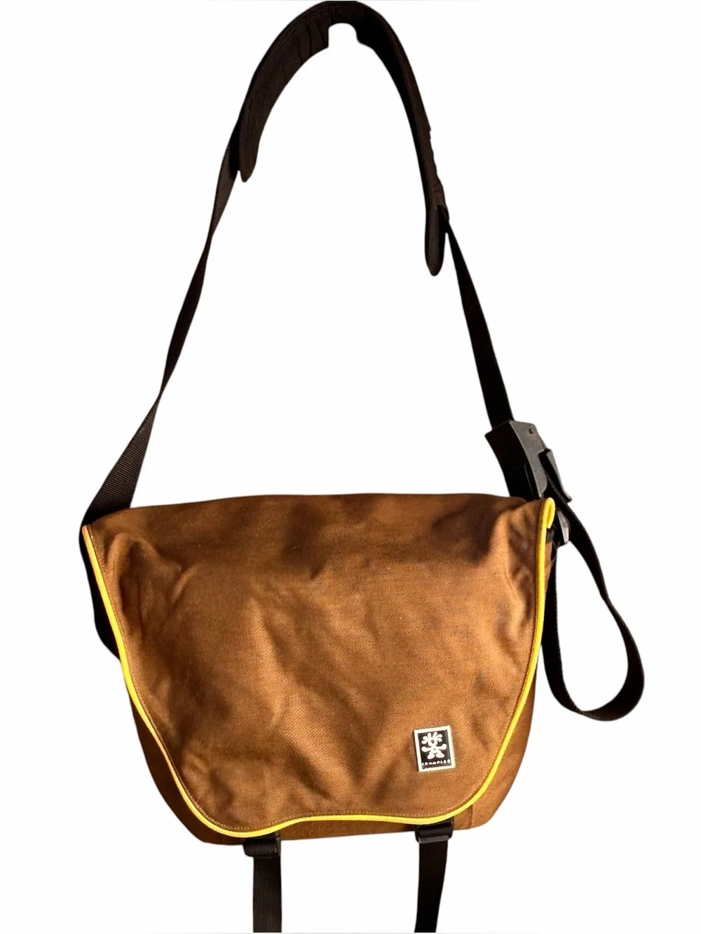 Krumpler Brown Messenger Camera Bag Crossbody Padded